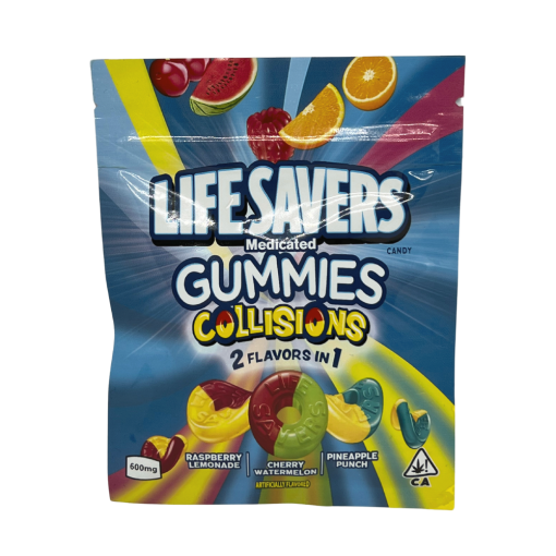 Life Savers Medicated Gummies Collisions 2 flavors in 1